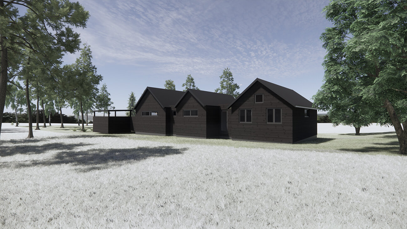 061_skitseforslag_3D_nordoest_tilbygning_sommerhus_veddinge bakker_arkitekttegnet_daniel_nielsen