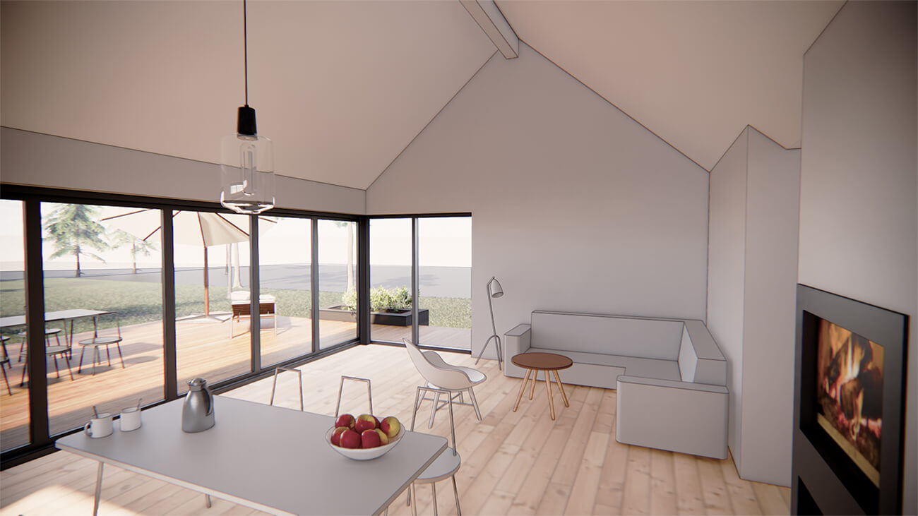 061_skitseforslag_visualisering_stue_tilbygning_sommerhus_veddinge bakker_arkitekttegnet_daniel_nielsen